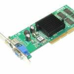 Grafische kaart nVidia GeForce4 MX420 64MB DDR AGP 4x VGA S-VIDEO COMPISIET NV17 Board MSI